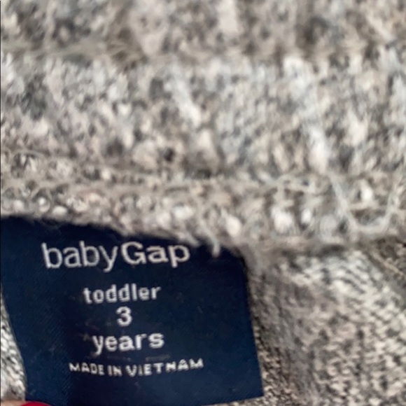 Gap Baby Grey Cozy Shorts with Neon Yellow Trim - Picture 3 of 3